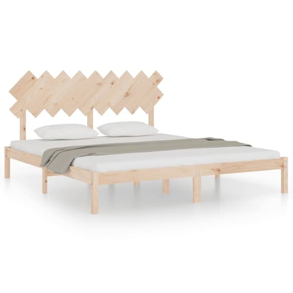 sengeramme 180x200 cm Super King massivt træ