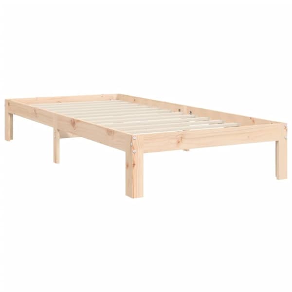 sengeramme med sengegavl Small Single massivt træ