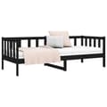 Miniatyrbillede 6 af 10: daybed 90x190 cm massivt fyrretræ sort