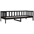 Miniatyrbillede 7 af 10: daybed 90x190 cm massivt fyrretræ sort