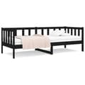 Miniatyrbillede 2 af 10: daybed 90x190 cm massivt fyrretræ sort