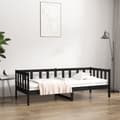 Miniatyrbillede 1 af 10: daybed 90x190 cm massivt fyrretræ sort