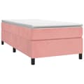 Miniatyrbillede 3 af 9: sengeramme 100x200 cm fløjl pink