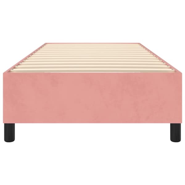 sengeramme 100x200 cm fløjl pink
