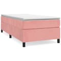 Miniatyrbillede 2 af 9: sengeramme 100x200 cm fløjl pink