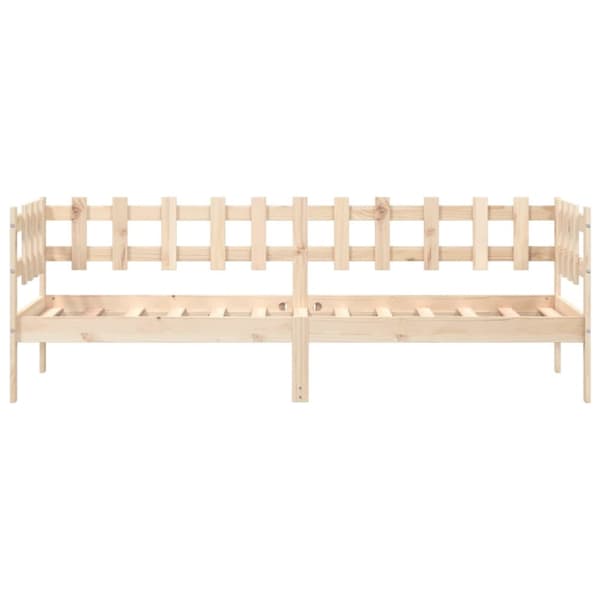 daybed uden madras 80x200 cm massivt fyrretræ