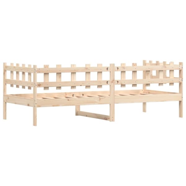 daybed uden madras 80x200 cm massivt fyrretræ