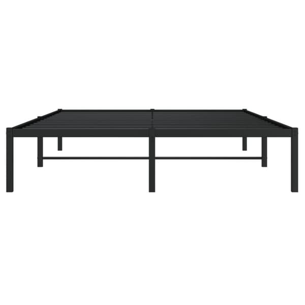sengeramme 140x200 cm metal sort