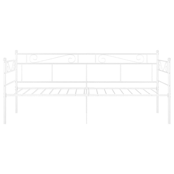 sengestel til sovesofa 90x200 cm metal hvid