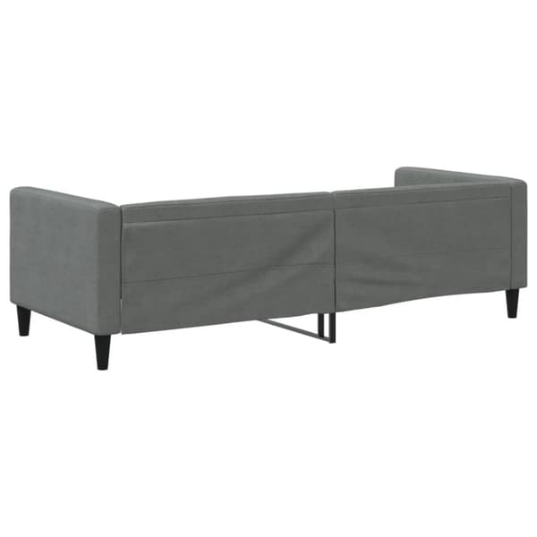 Dagbädd mörkgrå 80x200 cm tyg