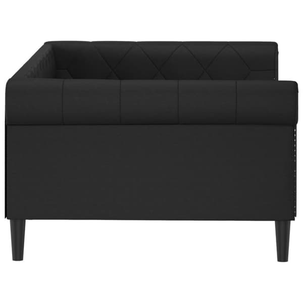 Dagbädd svart 100x200 cm konstläder