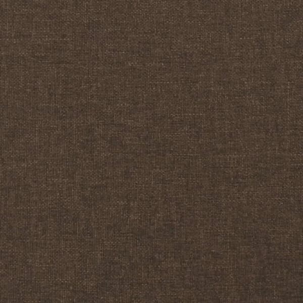sengeramme uden madras 180x200 cm stof mørkebrun