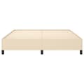 Miniatyrbillede 5 af 9: sengeramme uden madras 180x200 cm stof cremefarvet