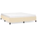 Miniatyrbillede 2 af 9: sengeramme uden madras 180x200 cm stof cremefarvet