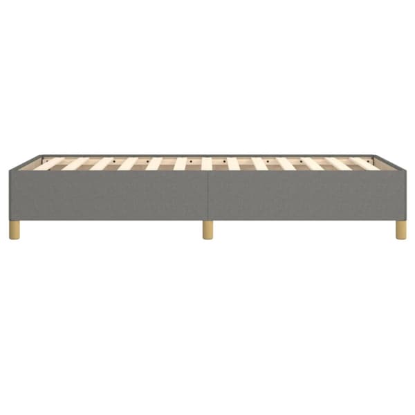 sengeramme 100x200 cm stof mørkegrå