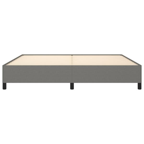 sengeramme uden madras 200x200 cm stof mørkegrå