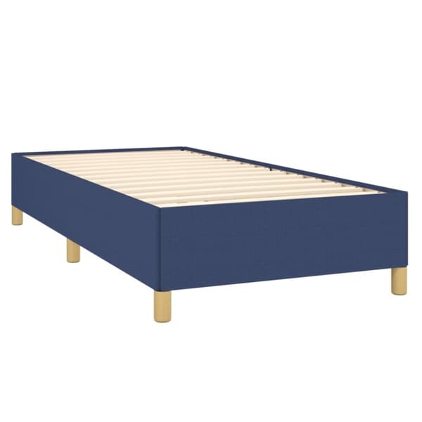 sengeramme 80x200 cm stof blå