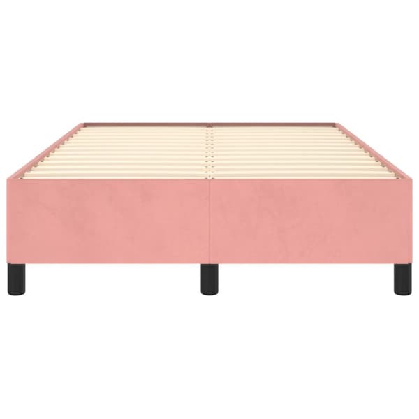 sengeramme 120x200 cm fløjl pink