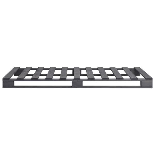 palleseng massivt fyrretræ 90 x 200 cm grå