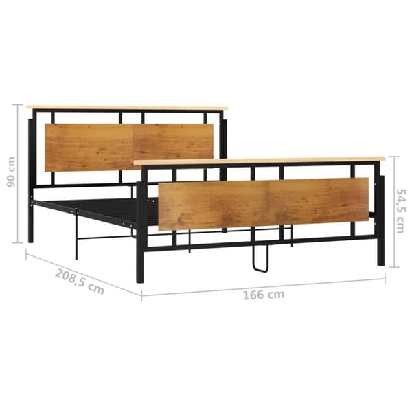 sengestel 160x200 cm metal
