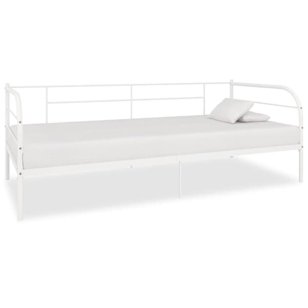 stel til daybed 90x200 cm metal hvid