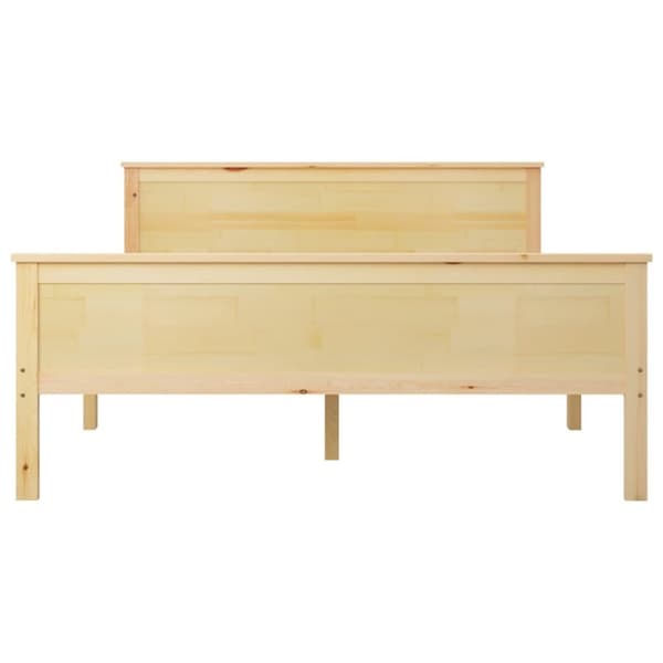sengestel 120x200 cm massivt fyrretræ