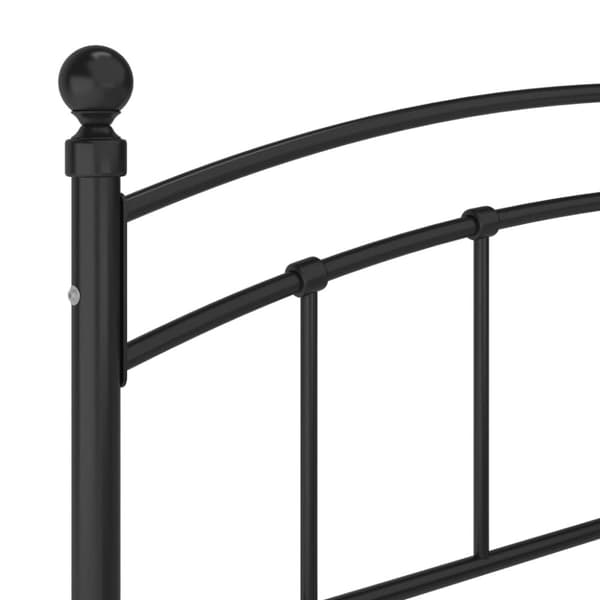 sengestel 140x200 cm metal sort