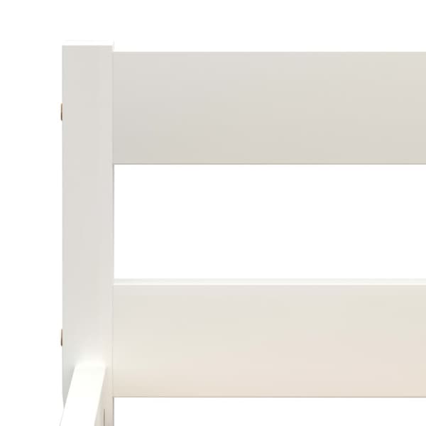 sengestel massivt fyrretræ 100 x 200 cm hvid