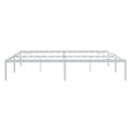 Miniatyrbillede 6 af 8: sengeramme 193x203 cm metal hvid
