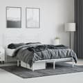Miniatyrbillede 3 af 10: sengeramme med sengegavl 140x200 cm metal hvid
