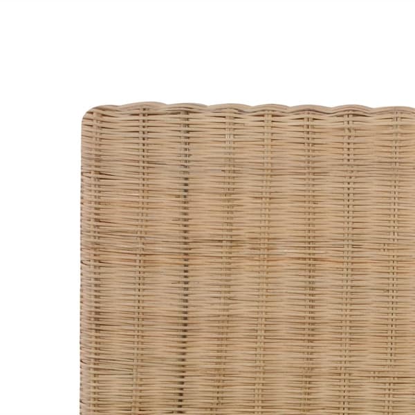 håndvævet sengestel ægte rattan 160 x 200 cm