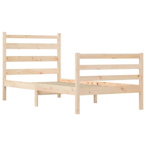 sengeramme 90x200 cm massivt fyrretræ