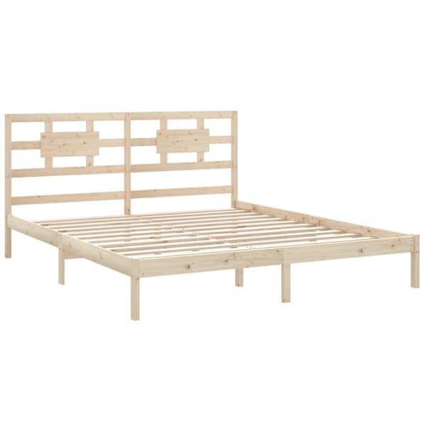 sengeramme 200x200 cm massivt træ