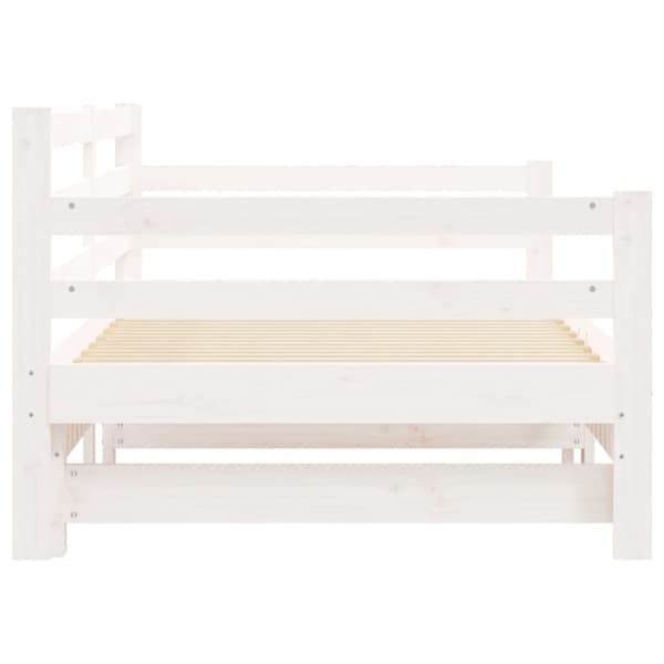 Dagbädd med extrasäng 90x200 cm massiv furu