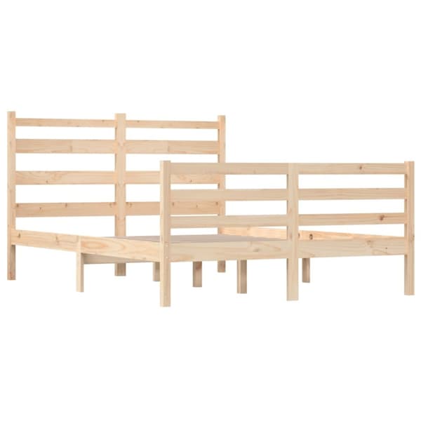 sengeramme 160x200 cm massivt fyrretræ