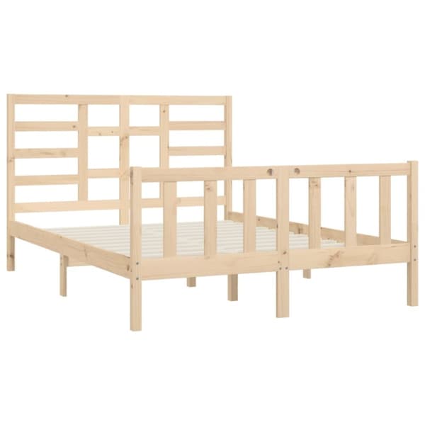 sengeramme 160x200 cm massivt fyrretræ