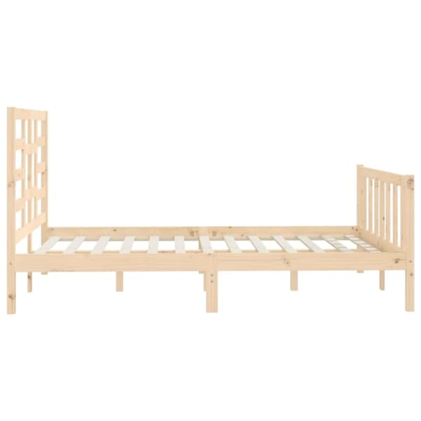 sengeramme 160x200 cm massivt fyrretræ