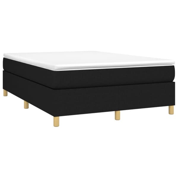 sengeramme 140x200 cm stof sort
