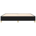 Miniatyrbillede 5 af 9: sengeramme 140x200 cm stof sort