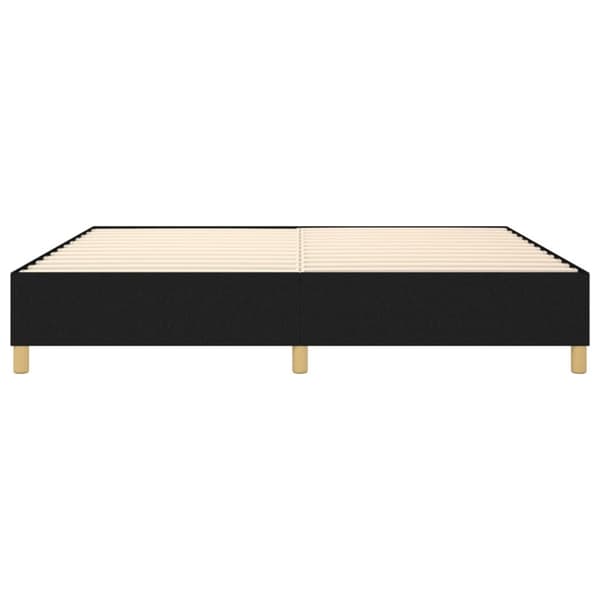 sengeramme 140x200 cm stof sort