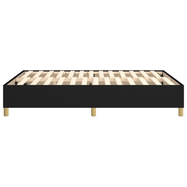 sengeramme 140x200 cm stof sort