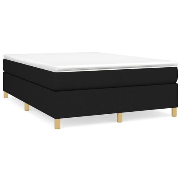 sengeramme 140x200 cm stof sort