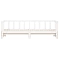 Miniatyrbillede 6 af 10: daybed med udtræk 80x200 cm massivt fyrretræ hvid