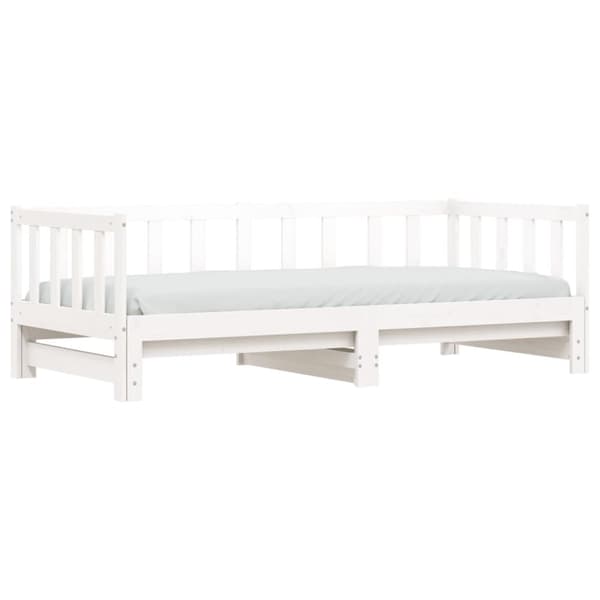 Dagbädd med extrasäng 90x200 cm massiv furu