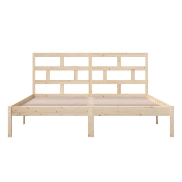 sengeramme 160x200 cm massivt fyrretræ