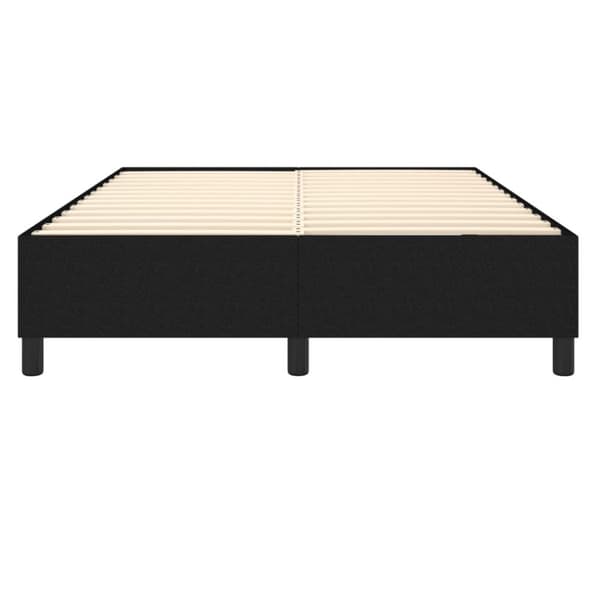 sengeramme 140x200 cm stof sort