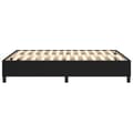 Miniatyrbillede 6 af 9: sengeramme 140x200 cm stof sort