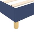 Miniatyrbillede 7 af 9: sengeramme 140x190 cm stof blå