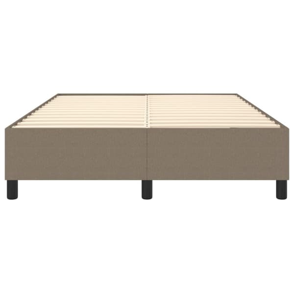 Sängram taupe 140x190 cm tyg