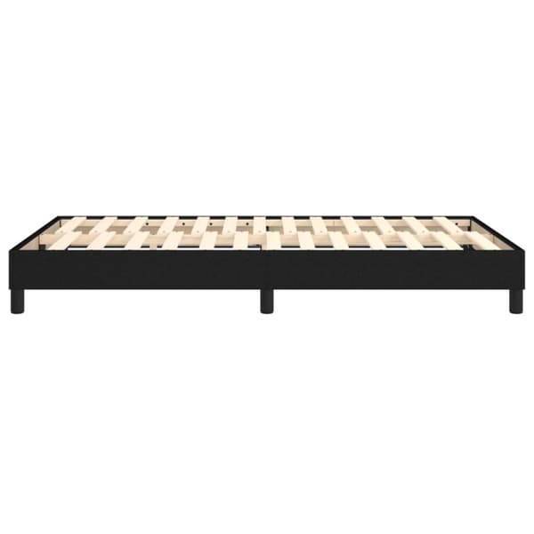 sengeramme 120x200 cm stof sort